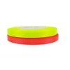 Set of Two Colours Neon Yellow and Neon Orange Satin