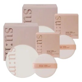 Breath 37 Sum37 Daily Sunaway Cooling Sun CC EX 2 Set Sunblock Non-sticky Tone Correcting Sun Powder / 숨37 데일리 선어웨이 쿨링 선 씨씨 이엑스 2세트 선블록 끈적임없는 톤보정 선파우더