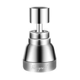 Horiznext high pressure portable 360° swivel faucet nozzle rotate replacement part, kitchen aerator sprayer attachments for home sink water filter