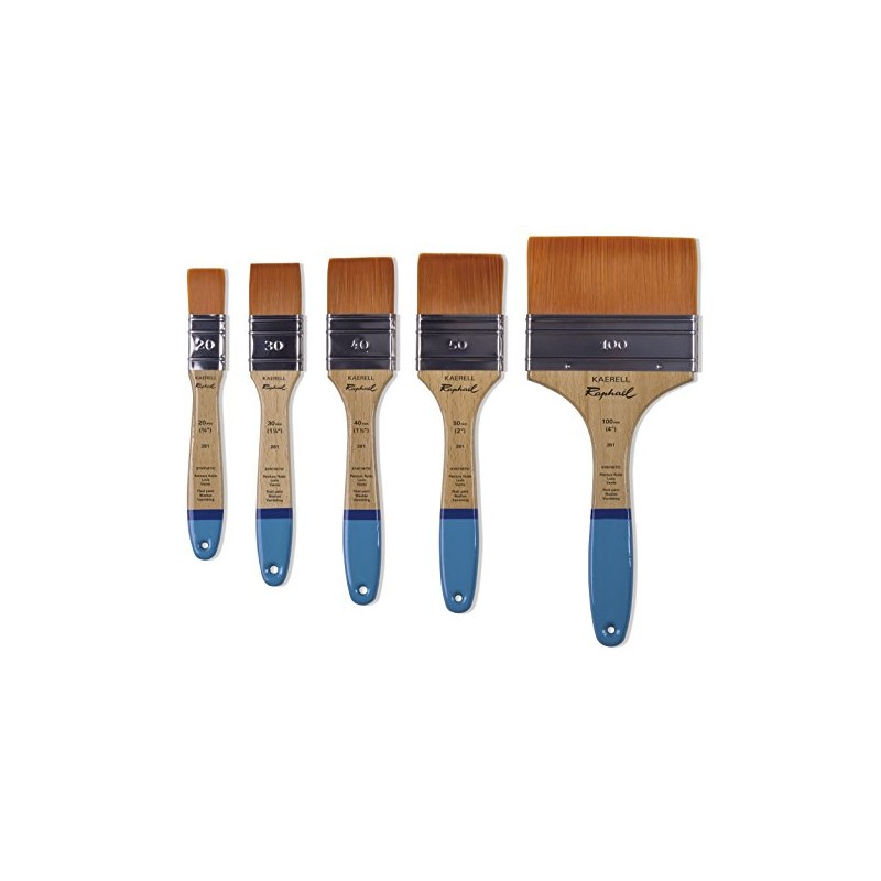 Raphael Kaerell Flat Varnishing Brush, Flat Kaerell Size 100 (4")