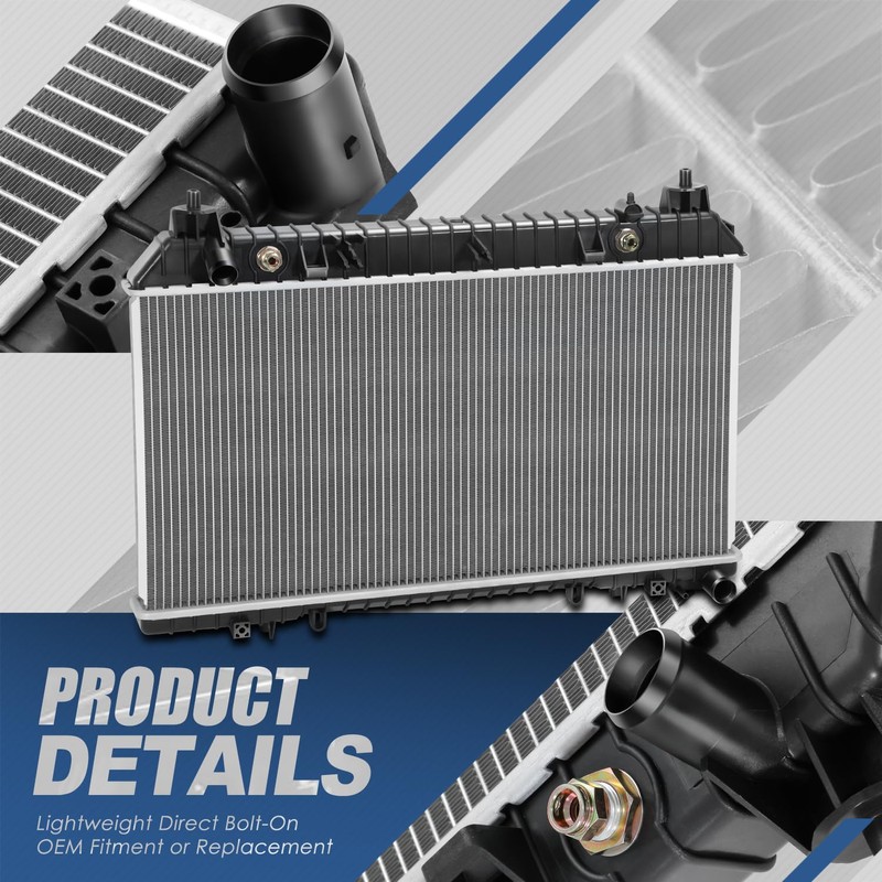 Auto Dynasty Radiator Compatible with 2010-2011 Chevy Camaro, Aluminum Radiator,