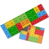 SDIZDIPK Kitchen Rugs and Mats Non Skid Washable，Colorful Bricks,Anti-Fatigue Floor