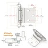 Probrico 20 Pack 10 Pair 3/8" Inset Cabinet Door Hinges