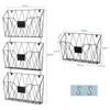 Wall Files Organizer Rack 3 Pockets Wall Mount Mail Organizer