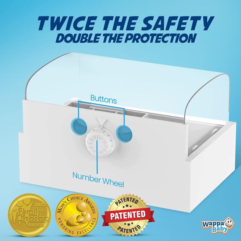 Outlet Cover Box Baby Proof (transparente, 1 paquete)