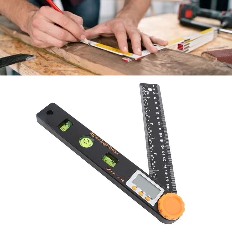 Digital Angle Finder Tool 4 in 1 Accurate LED Pocket