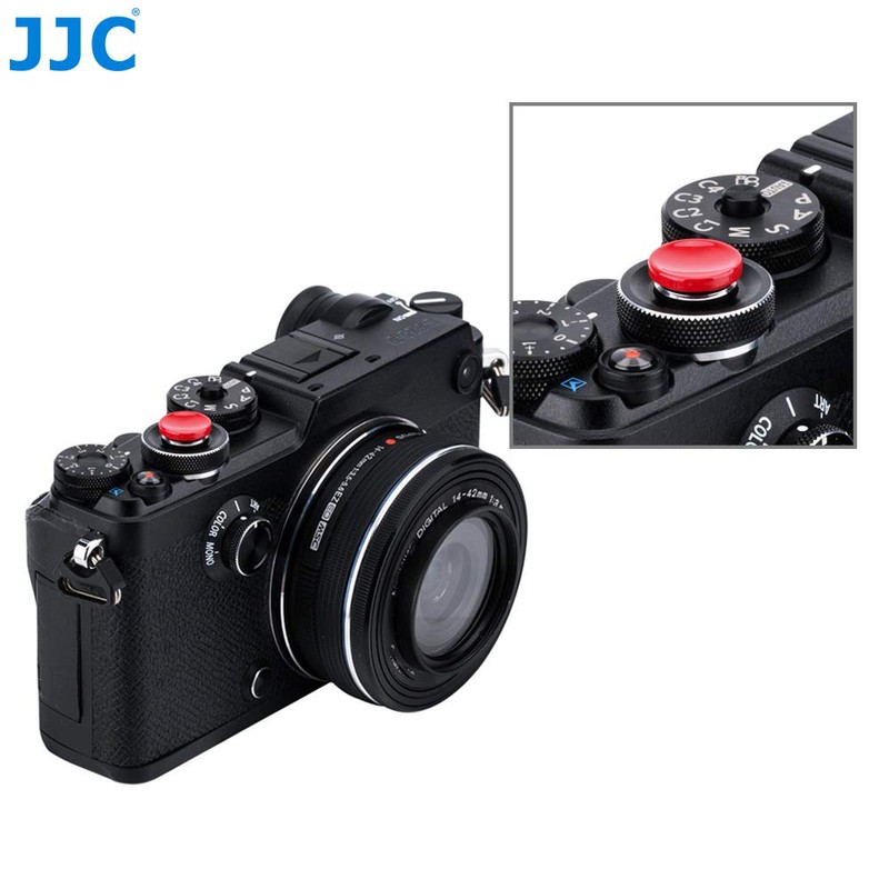 JJC 40CM Red Mechanical Locking Camera Shutter Release Cable with