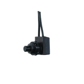 RV Designer S731, Push Button Switch, 10 Amp, On / Off, SPST, 4.5 inch Leads