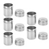 5PCS Seasoning Bottle Stainless Steel Spice Shaker with Rotating Cover