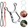 Titanium slingshot set multifunctional creative gadget portable bottle opener keychain