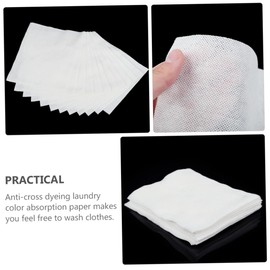 KOMBIUDA 1set Color Absorption Laundry Cloth Non-woven Fabric Anti-dyeing for Washing Random and Soft Washing Supplies
