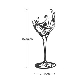 Aimery Wine Wall Decor,Metal Wine Decor For Kitchen,Bar Metal Sign,Home Bar Wall Ddcor,Modern Kitchen Wall Decor,Metal Wall Art Decor-Sweet Dawn