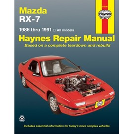 Mazda Rx-7 Automotive Repair Manual/1986 Thru 1991, All Models/No. 61036 (Haynes Repair Manuals (Paperback)) (Haynes Manuals)
