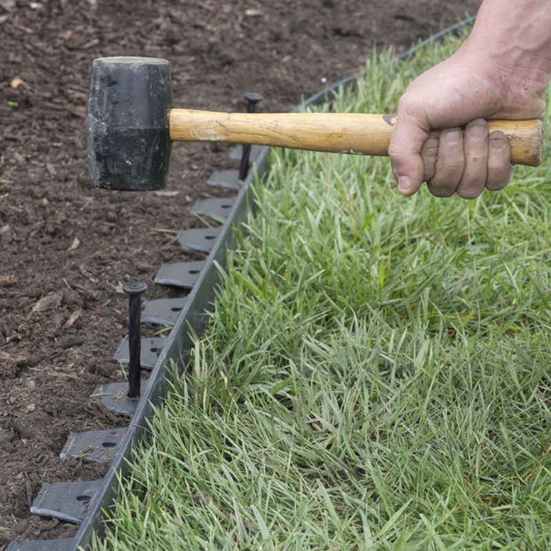 EASYFLEX Dimex No-dig 20' Edging with 6 Spikes