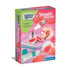 Clementoni Lab Mini Science Experiment Set, Girl Laboratory, Kit for Making Nail Polishes, Scientific Game 8 Years, in Italian, Made in Italy, Multicoloured, 19372