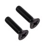 KOSJETHAS #6-32 x 3/8" Flat Head Machine Screws Black Finish