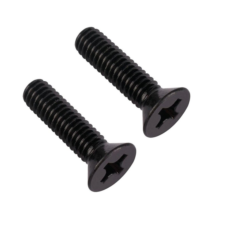 KOSJETHAS #6-32 x 3/8" Flat Head Machine Screws Black Finish