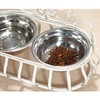 Elevated Dog Bowls for Small Dogs with 2packs Stainless Steel