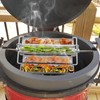 onlyfire Stainless Steel BBQ Rotating Tray Rotisserie Basket for Most