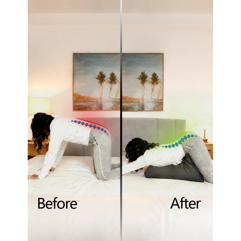 Modiee Pillow Ergonomic Wedge Pillow for Back Support, 27° Angled