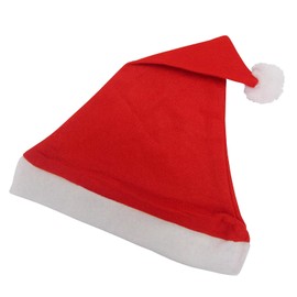 Komonee Santa Claus Christmas Hat Red Xmas Novelty Party Decoration For Festive Holidays Fancy Dress Up Unisex Costume Accessory New Years Fun For Adults and Children