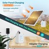 Battery Backup for Solar Fountain Water Pump Backup Battery 2600mah,