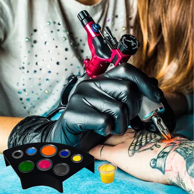 Yuronam 500PCS Small Tattoo Ink Caps