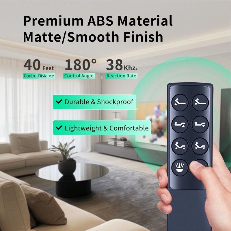 WDZP New Remote Control fit for Leggett and Platt Ergo-Pedic