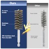 16 Pcs Stainless Steel Bore Brush, Wire Brush for Drill
