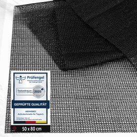 aboveBED Non-Slip Mat for Carpet, Carpet Non-Slip Underlay 50 x 80 cm, Non-Slip Mat Carpet Underlay, Non-Slip Carpet Stopper, Non-Slip Mat (Black)
