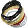 Dopro 5pcs Acoustic Classical Guitar Binding Purfling Strips ABS Binding