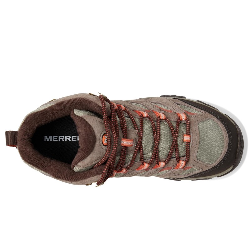 Merrell Women's Moab 3 Mid Wp Hiking Boot, Bungee Cord