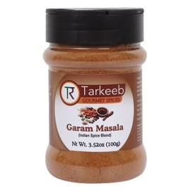 Tarkeeb Garam Masala Indian 15-Spice Blend 3.52 oz (100g) Shaker Top PET Jar ~ All Natural | Vegan | No Colors | Gluten Free | NON-GMO | Indian Origin |