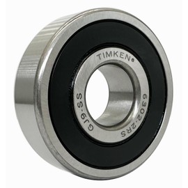 2PACK TIMKEN 6302-2RS Double Rubber Seal Bearings 15x42x13mm Pre-Lubricated and Stable Performance and Cost Effective Deep Groove Ball Bearings