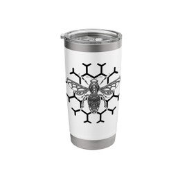 Save The Bees Climate Change Environmentalist Stainless Steel Insulated Tumbler