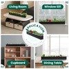 GZGNEEVL Trough Rectangle Planter Window Sill Planter Box Long Window