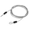TOP-VIGOR 1Pcs Security Steel Cable, 2.5mm x 2m / 6.56ft