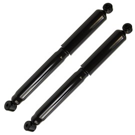 Detroit Axle - Rear 2pc Shocks Absorbers for 2011-2022 Chevy Silverado GMC Sierra 2500 3500 HD, 2 Shock Absorbers Assembly 2012 2013 2014 2015 2016 2017 2018 2019 2020 2021 Replacement
