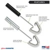 Rada Cutlery Handi-Stir Whisk, Made in USA, Silver Handle