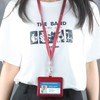 Teskyer Badge Holder with Lanyard, Leather ID Name Badge Card