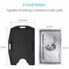 Pawfly 2 Card ID Badge Holder 2 Sided Black Rigid