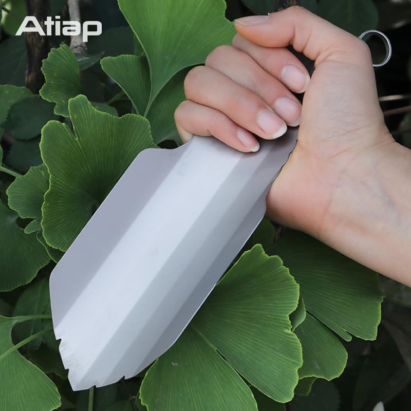 ATiAP Titanium Trowell - Ultra Lightweight Compact Shovel Ideal for