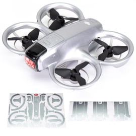WRAPGRADE Skin Sticker Compatible with DJI NEO Full Wrap (Airforce Silver)