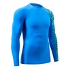 ADOREISM - Camisetas de natación de compresión para hombre con