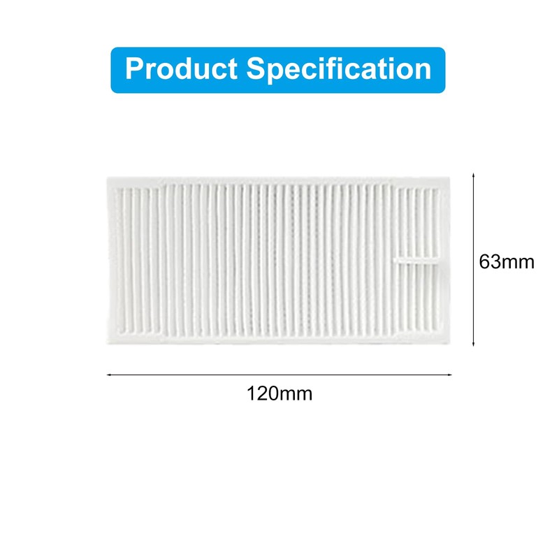 4 HEPA Filters Replacement for EUREKA E10s,E20Plu,J12 Ultra,Midea M9,Obode A8