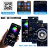 Gearzaar 4x15.5'' RGB Wheel Ring Lights LED Light For Truck
