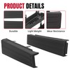 HECASA 2Pcs Flex Step Side Tailgate Molding End Cap Covers
