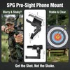 SPG 360° Rotatable Universal Compound Bow Phone Mount, Adjustable Bow