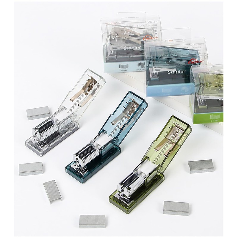 2 Pack Mini Stapler, Portable Stapler, with 2000 Standard Staples,