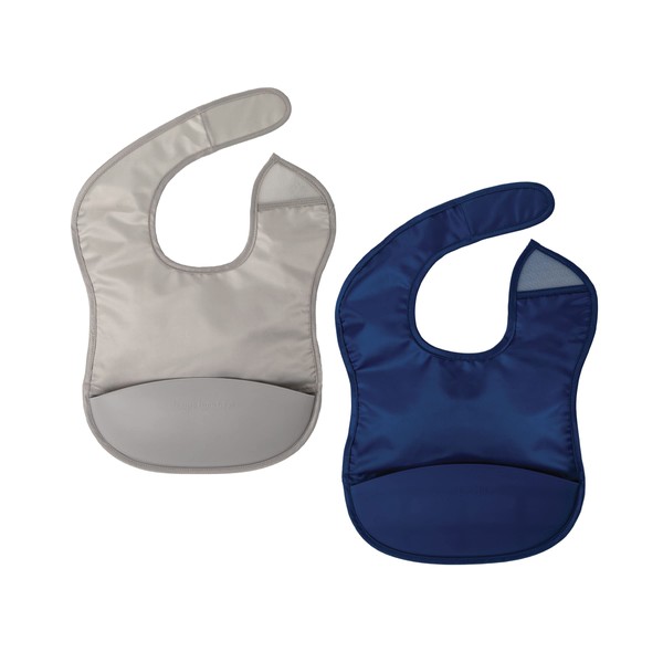 Tiny Twinkle Silicone Pocket Bibs - Waterproof Bibs Babies, Food